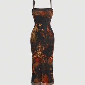 Vintage Lettuce Trim Dress